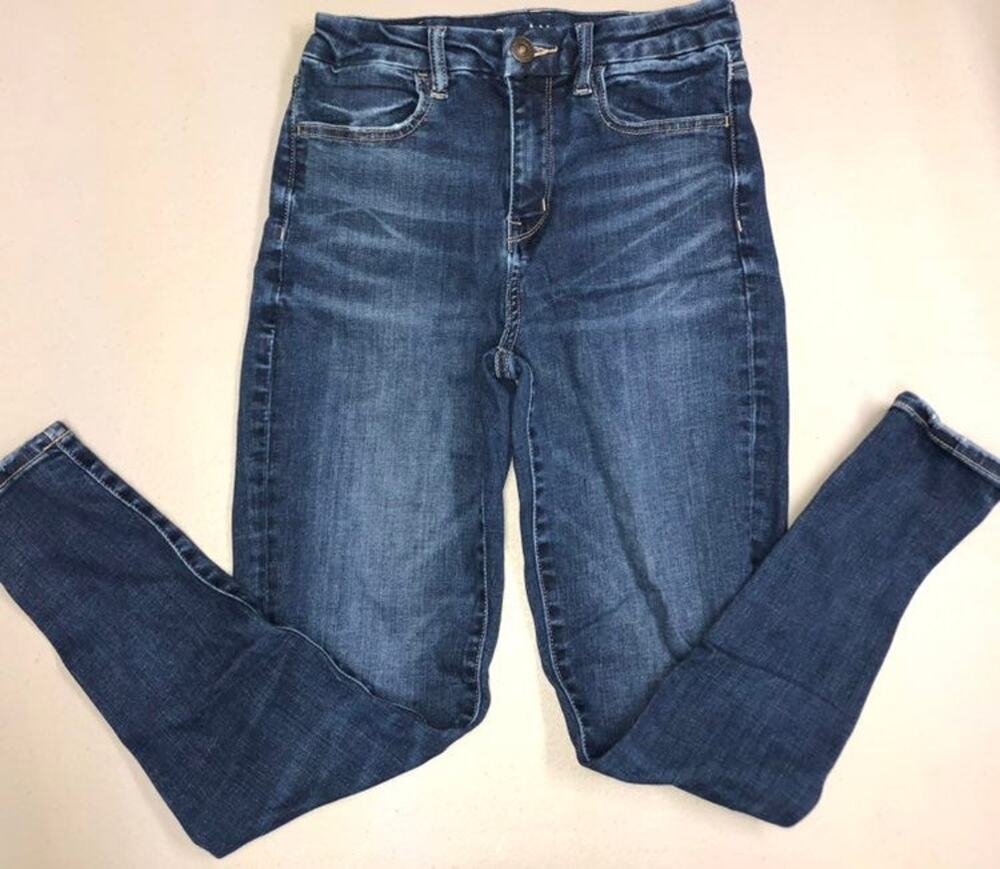 American Eagle Curvy Hi-Rise Jegging Jeans Womens 2 Short